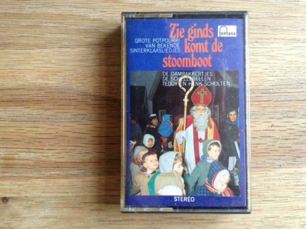 muziekcassette zie ginds komt de stoomboot (sinterklaas), Ophalen of Verzenden, Nederlandstalig, 1 bandje, Origineel