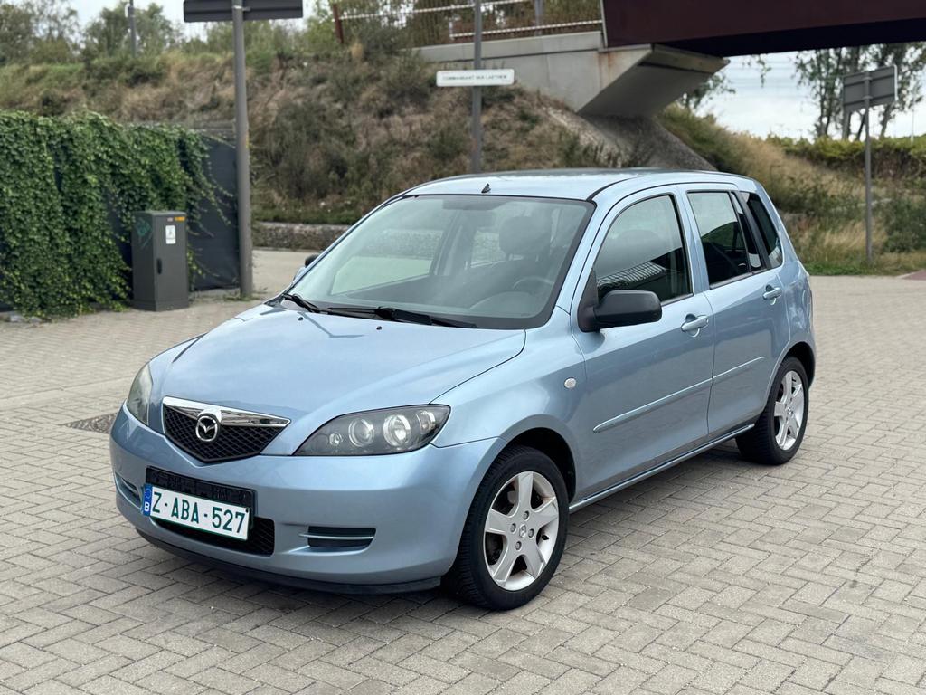 Mazda 2 // Automaat // Benzine // Euro 4, Automaat, Stof, Blauw, Parkeersensor