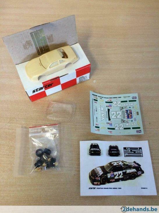 1:43 bouwkit Starter Pontiac Grand prix MBNA 1995, Ophalen of Verzenden, Nieuw, Auto