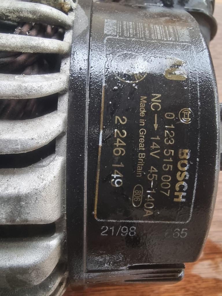 Alternatotor Bmw serie 7 e 38, Auto-onderdelen, Ophalen, BMW
