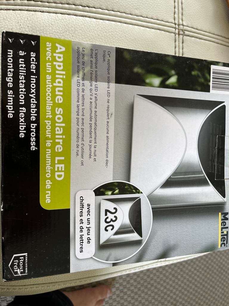 Huisnummer wandlamp : nieuw, Ophalen of Verzenden, Zo goed als nieuw