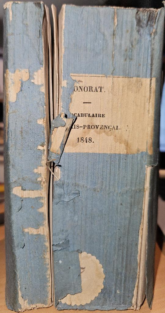 Vocabulaire Français-Provençal, Livres, Enlèvement ou Envoi, Honnorat S.-J. (Simon Jude), Utilisé, Français