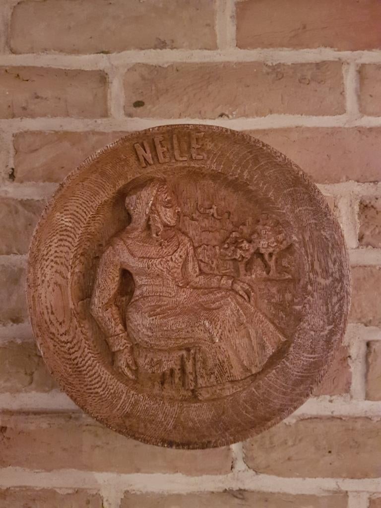 Terracotta wandbord, Antiek en Kunst, Ophalen of Verzenden