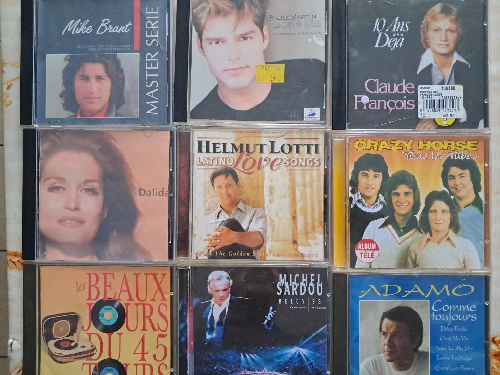27 cd originaux de différents artiste, CD & DVD, Enlèvement, Comme neuf, Autres genres, Coffret