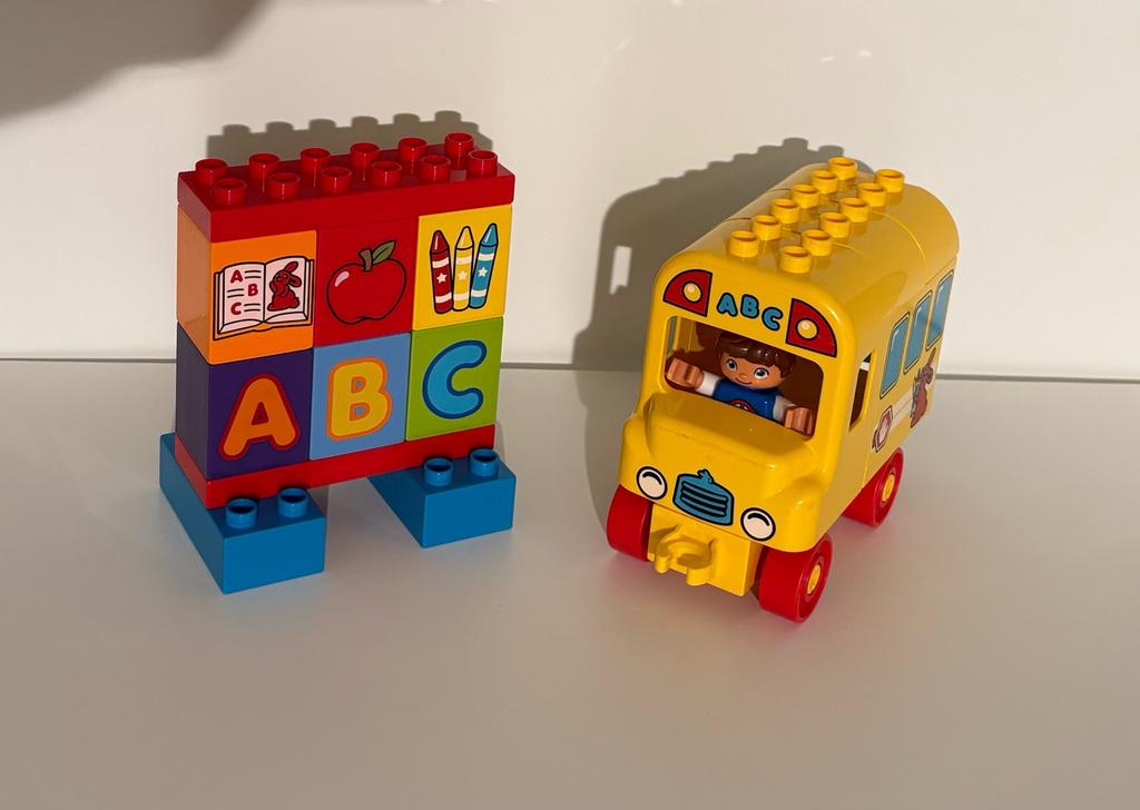 Duplo 10603 mijn eerste bus - compleet, Kinderen en Baby's, Speelgoed | Duplo en Lego, Ophalen of Verzenden, Zo goed als nieuw