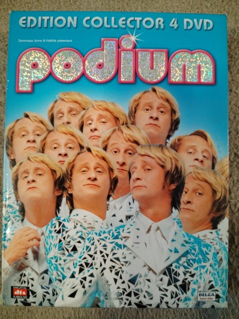 4DVD collecteur Podium par Poelvoorde, Comédie romantique, Enlèvement ou Envoi, Tous les âges, Coffret
