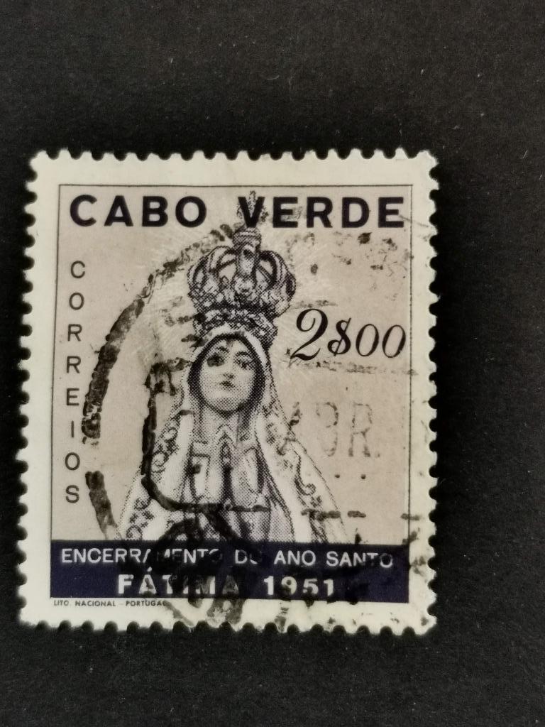 Kaap Verde 1951 - Einde van het Heilig Jaar, Ophalen of Verzenden, Overige landen, Gestempeld