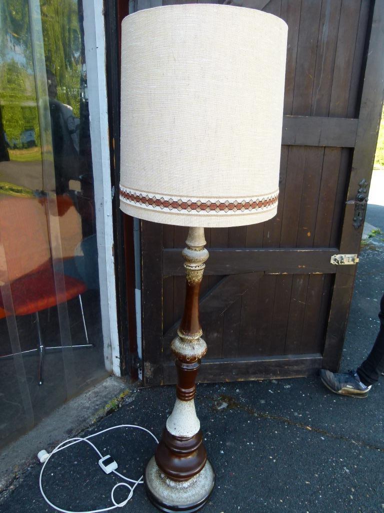 vintage keramiek PAN staande lamp mid-century fat lava, Ophalen, Huis en Inrichting