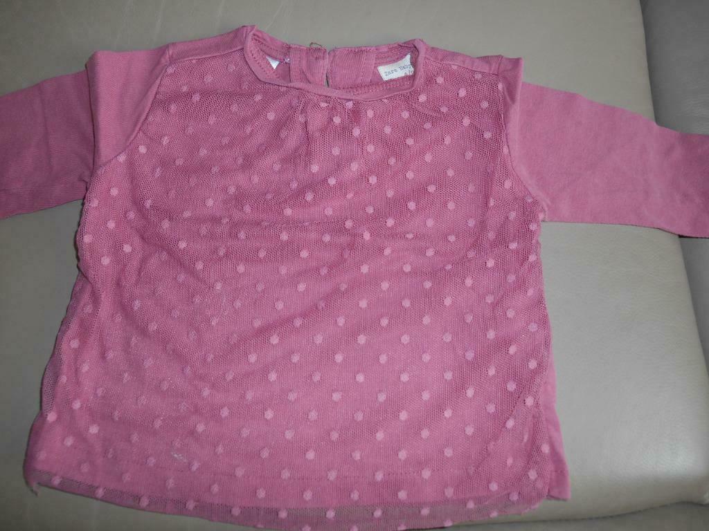 Tee shirt manches longues, Enlèvement, Utilisé, Zara baby, Chemisette ou Manches longues