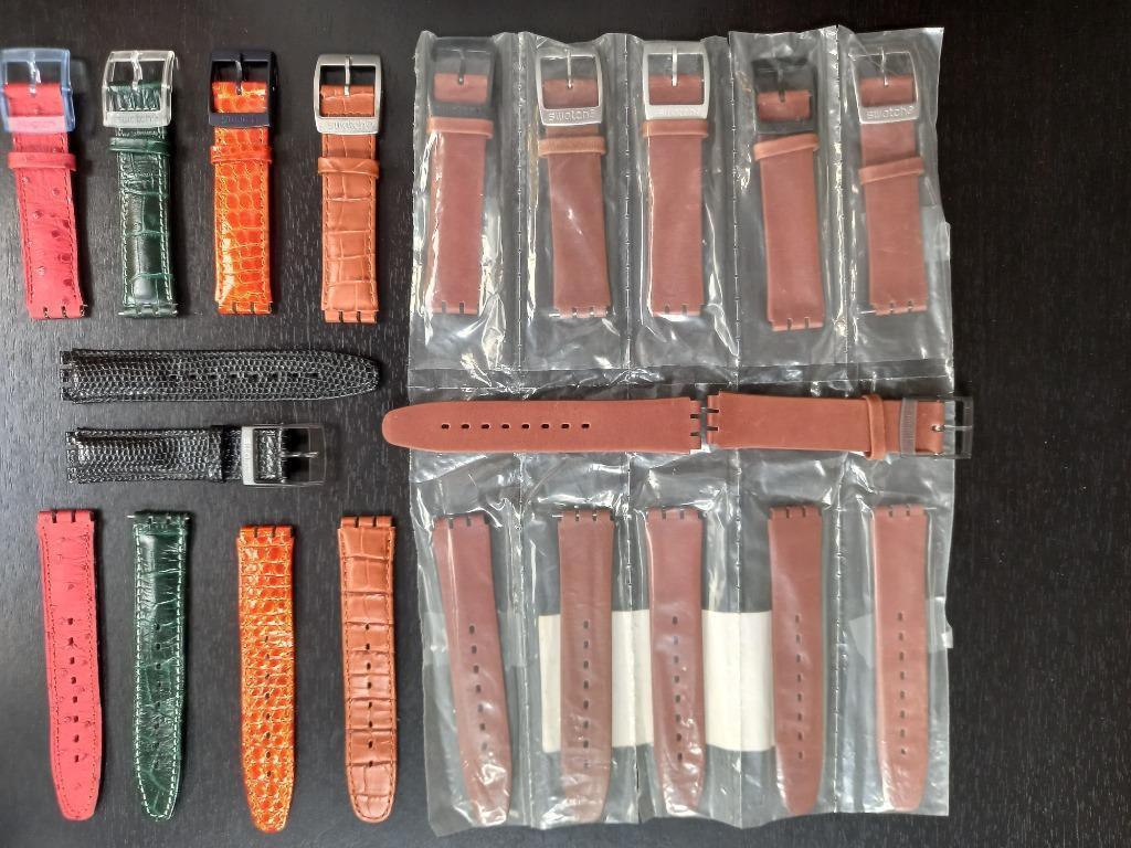 Divers bracelets montre Swatch Gent 17 mm, Enlèvement ou Envoi, Neuf