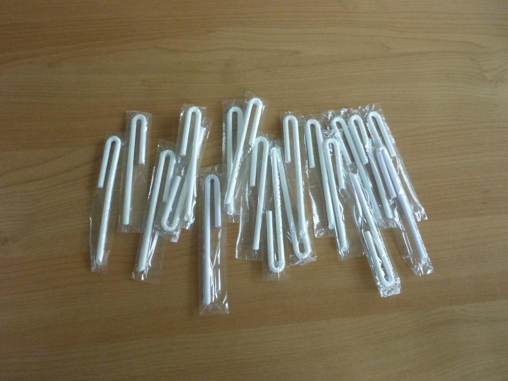 Gratis Lot papieren rietjes, 11 cm, Ophalen of Verzenden