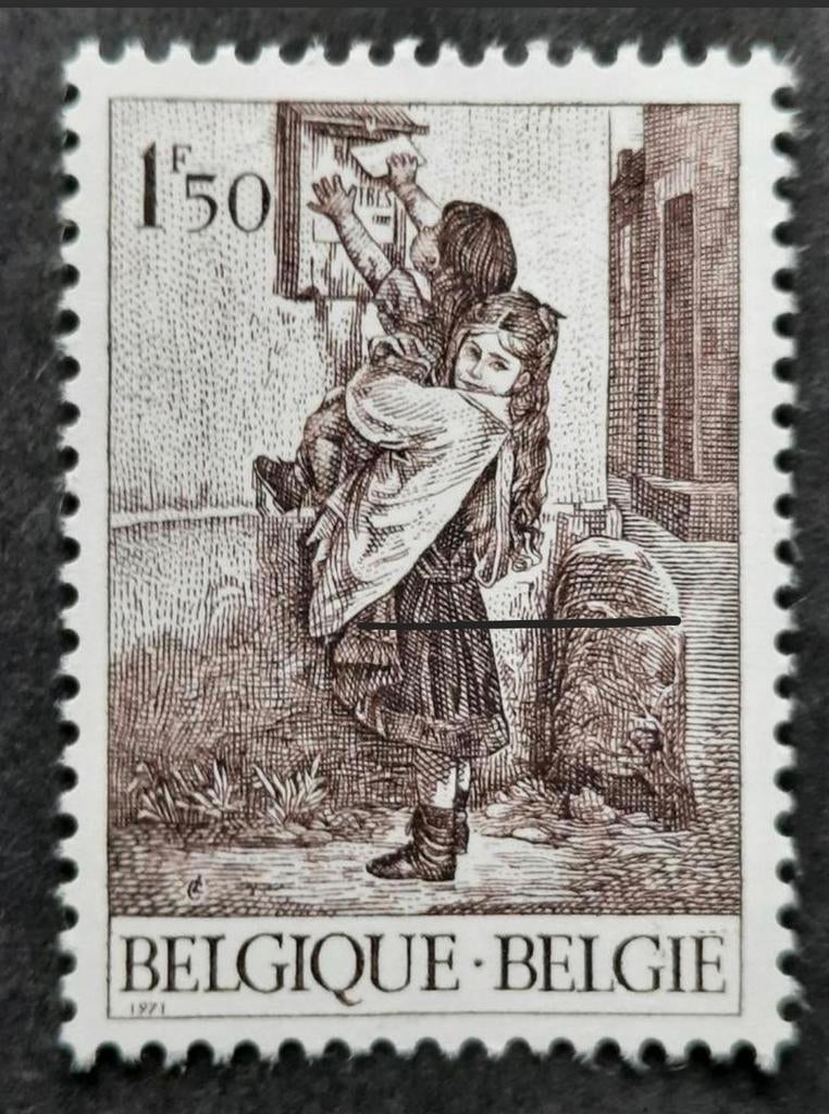 Belgique : COB 1573 ** Philatélie de la jeunesse 1971., Sans timbre, Neuf, Enlèvement ou Envoi, Non oblitéré