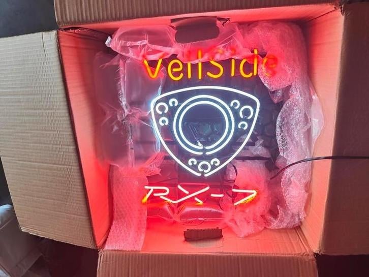 Custom neon mazda  rx7 rotor, Enlèvement ou Envoi