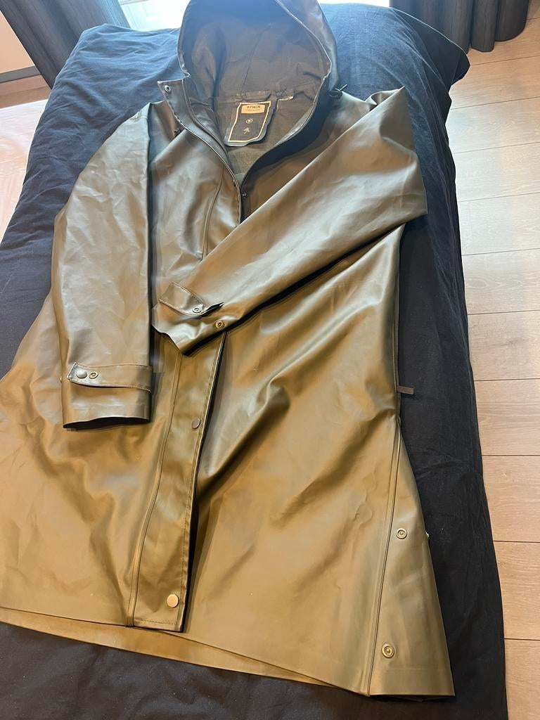 Regenparka Unisex BTwin regen fietsjas (dechatlon), Enlèvement, Comme neuf