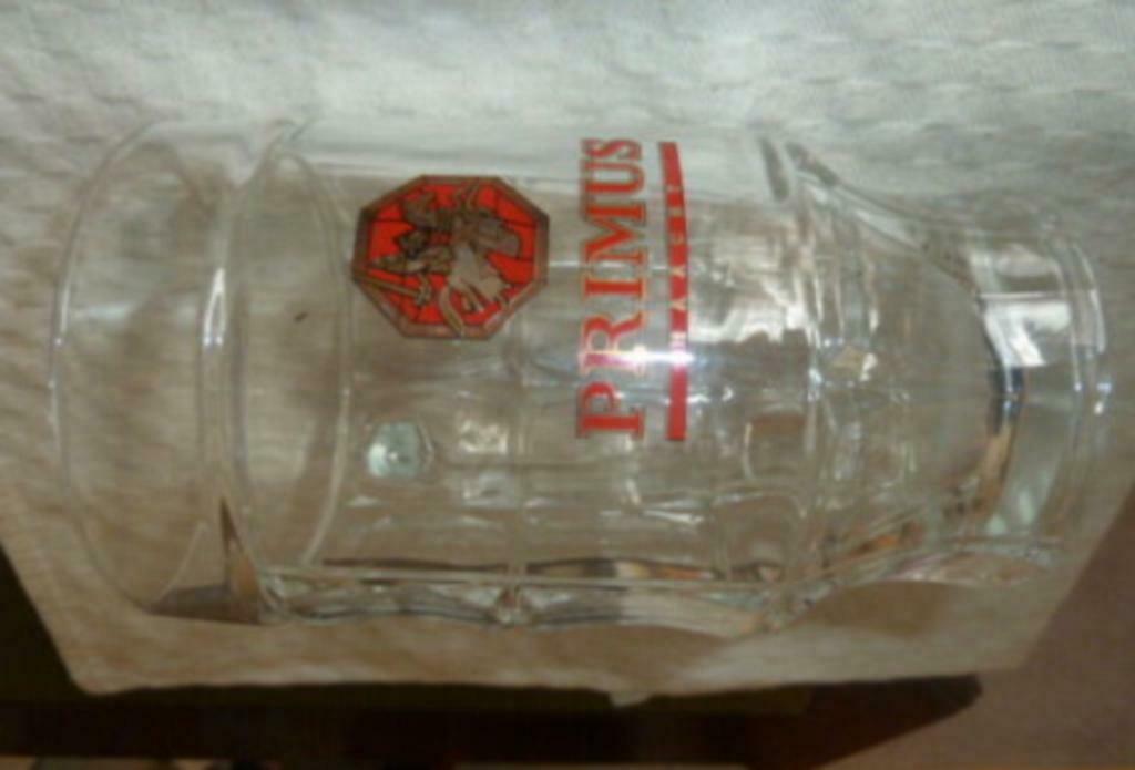 #F bier glas PRIMUS HAACHT 0,5L Brij. Haacht Boortmeerbeek, Verzamelen, Glas en Drinkglazen, Gebruikt, Bierglas, Ophalen of Verzenden
