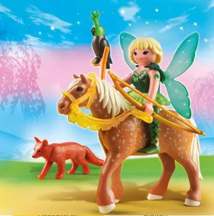 Playmobil 5448 Fee Diana met Luna paard, Kinderen en Baby's, Ophalen of Verzenden, Gebruikt