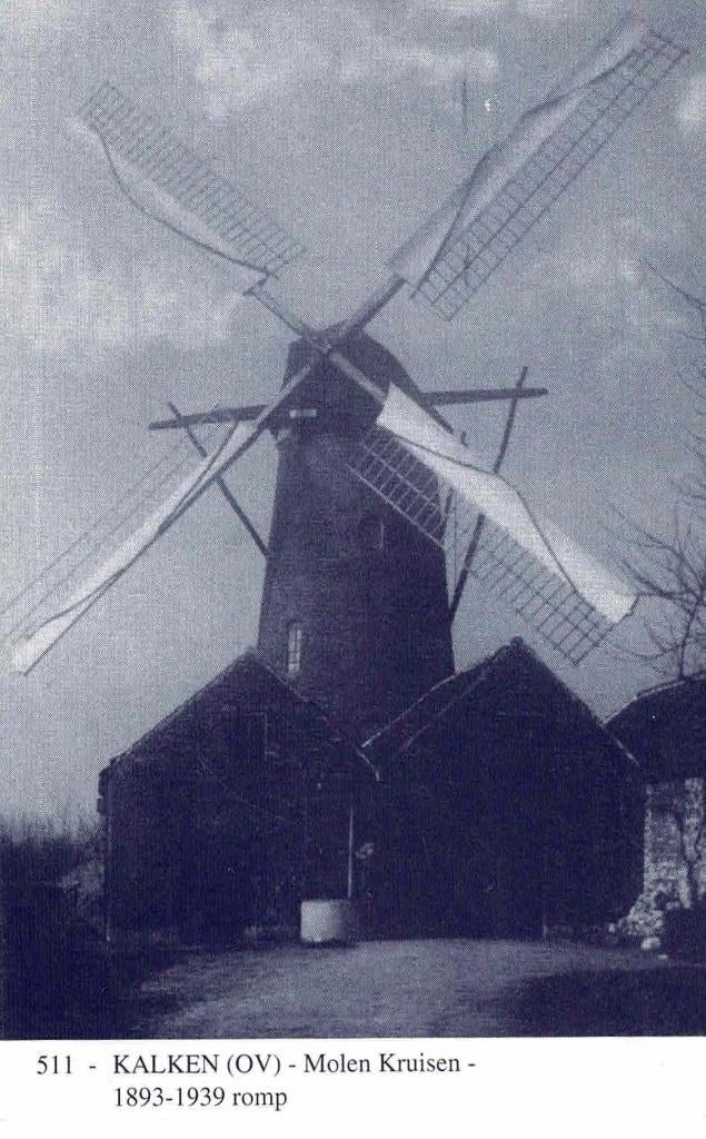 Kalken - Molen Kruisen, Ophalen of Verzenden, 1980 tot heden, Ongelopen, Oost-Vlaanderen