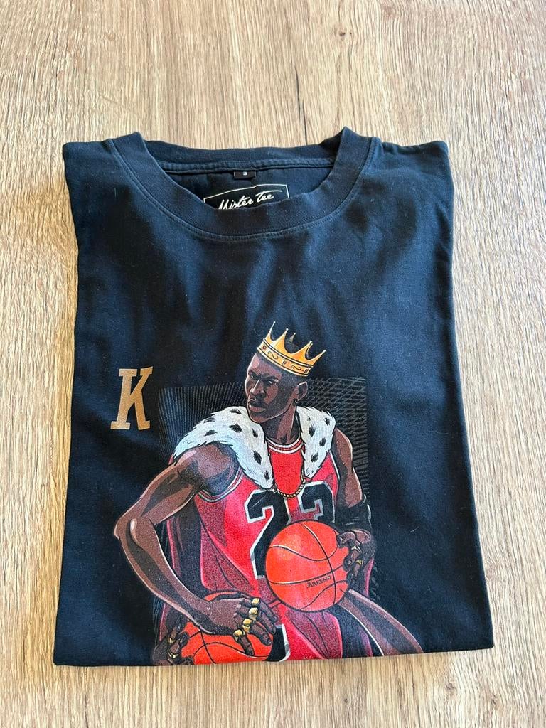 T shirt Heren Mister Tee.S, Enlèvement ou Envoi, Comme neuf, Taille 46 (S) ou plus petite, Noir