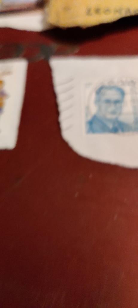 Een klein setje postzegels gaf, Ophalen, Gestempeld