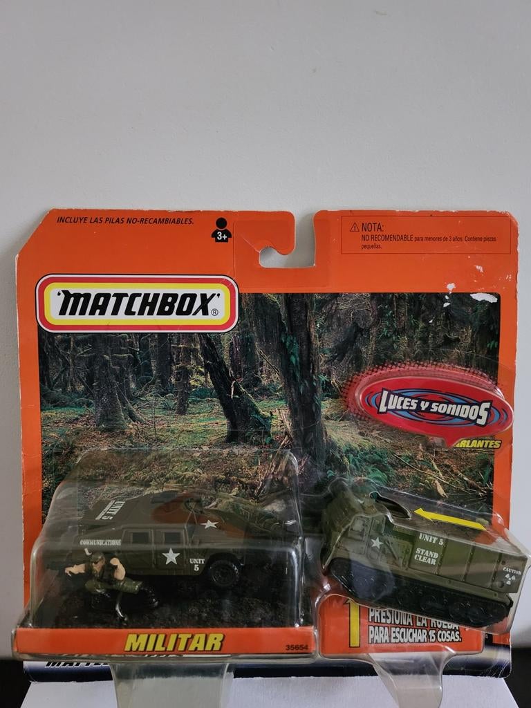 Matchbox Militaire Set Luces Y Sonidos (Zuid Amerika) 1998, Ophalen of Verzenden
