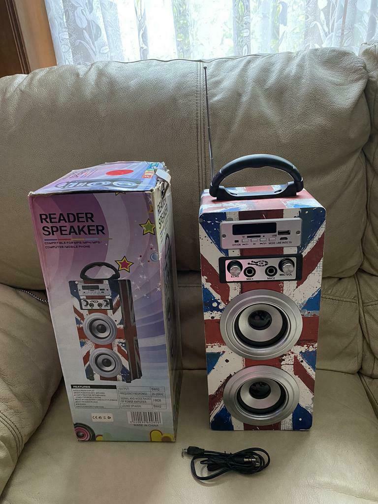 Reader speaker enceinte Bluetooth portable fonctionne très, Comme neuf