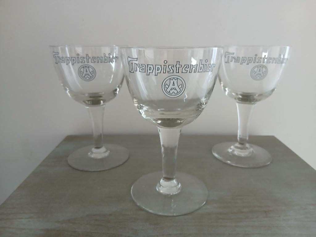 Diverse trappist glazen Westmalle of Chimay, Enlèvement ou Envoi, Comme neuf, Verre ou Verres, Autres marques