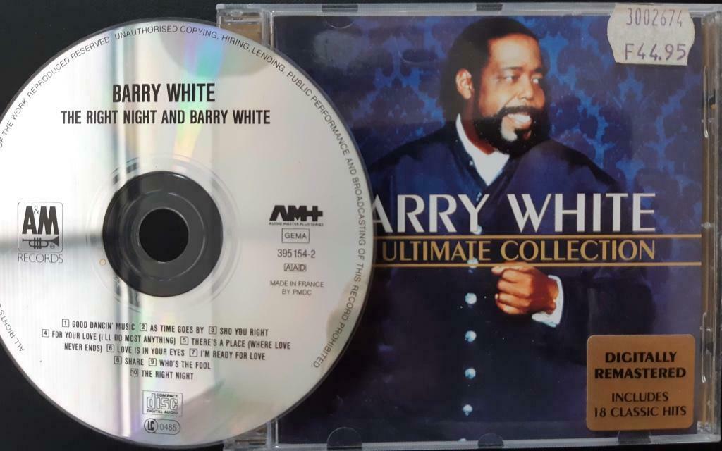 BARRY WHITE - The ultimate collection (CD), Enlèvement ou Envoi, Soul, Nu Soul ou Neo Soul