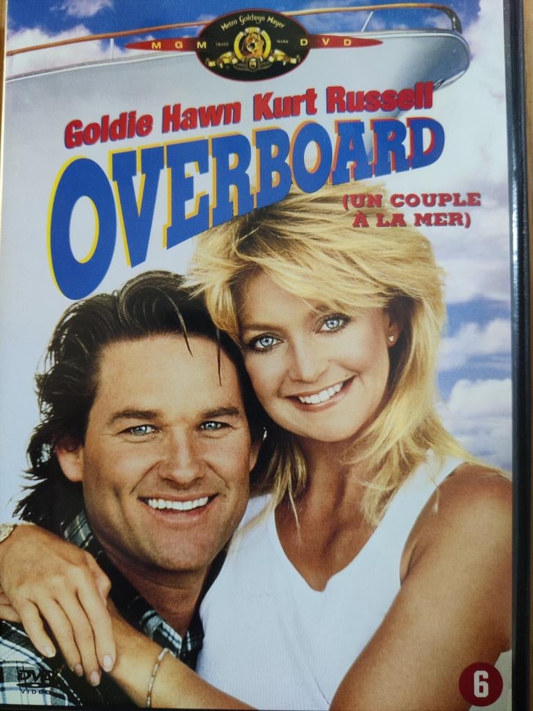 Overboard (1987) (Kurt Russell, Goldie Hawn) Zeldzaam! DVD, Ophalen of Verzenden