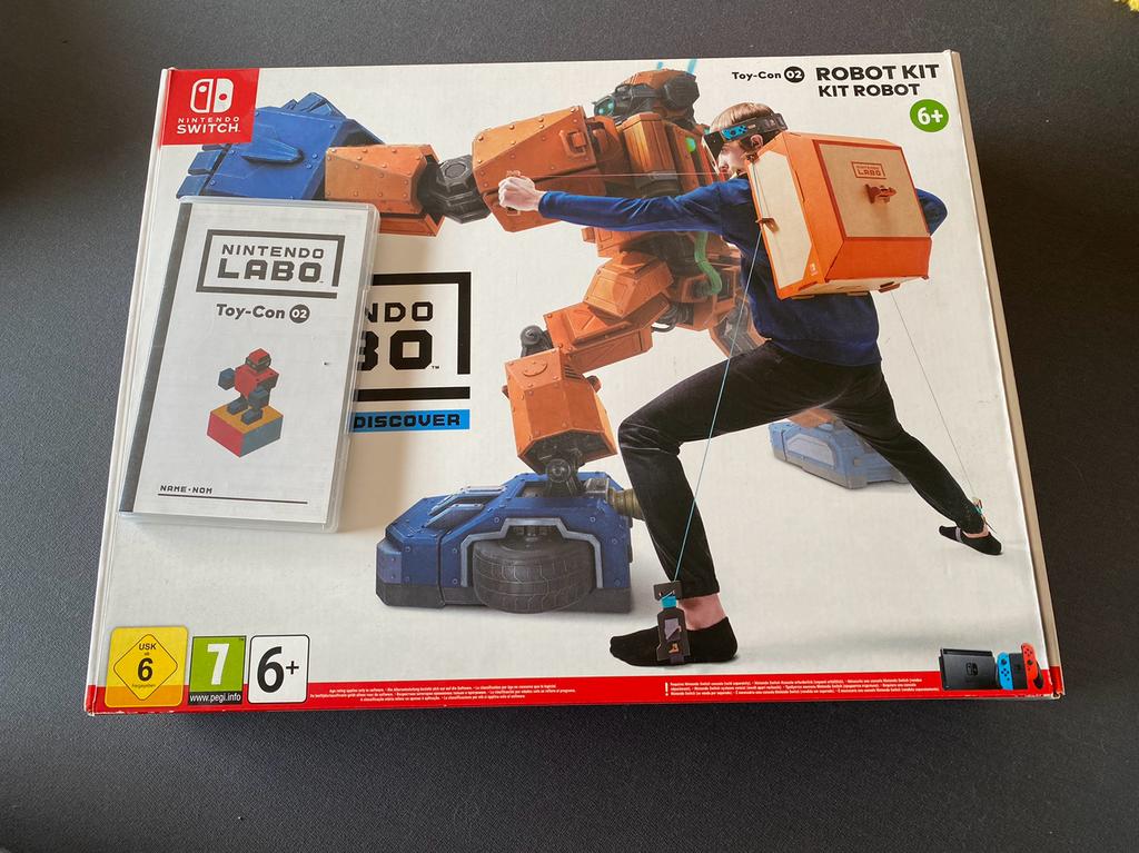 Nintedo Labo Toy-con 02 - Kit robot pour Nintendo Switch, Consoles de jeu & Jeux vidéo, Jeux | Nintendo Switch, Comme neuf, Stratégie et Construction