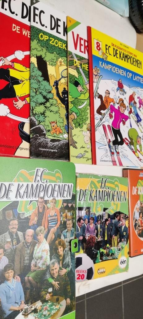 Lot " De Kampioenen" dvd's en strips, Enlèvement ou Envoi, Comme neuf