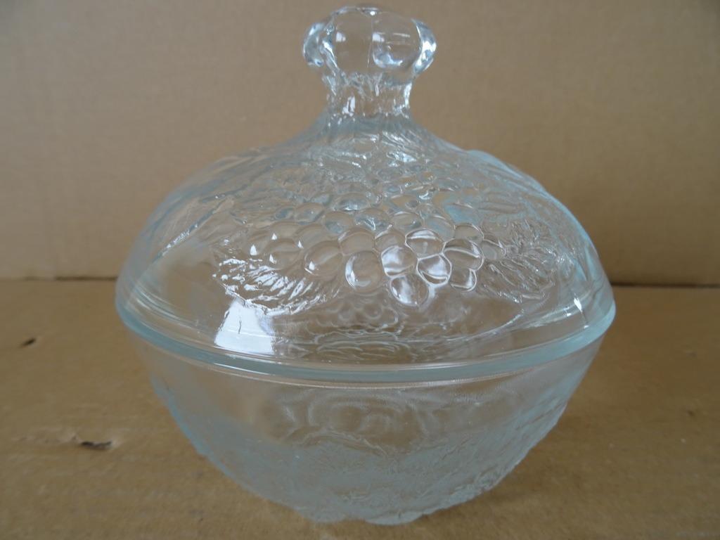 Bonbonschaal bonbonschaaltje vintage glazen bonbonschaal, Ophalen of Verzenden