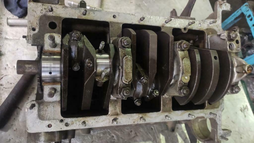 Motor zonder cilinderkoppen voor Lancia Aurelia B10, Ophalen of Verzenden, Gebruikt, Lancia