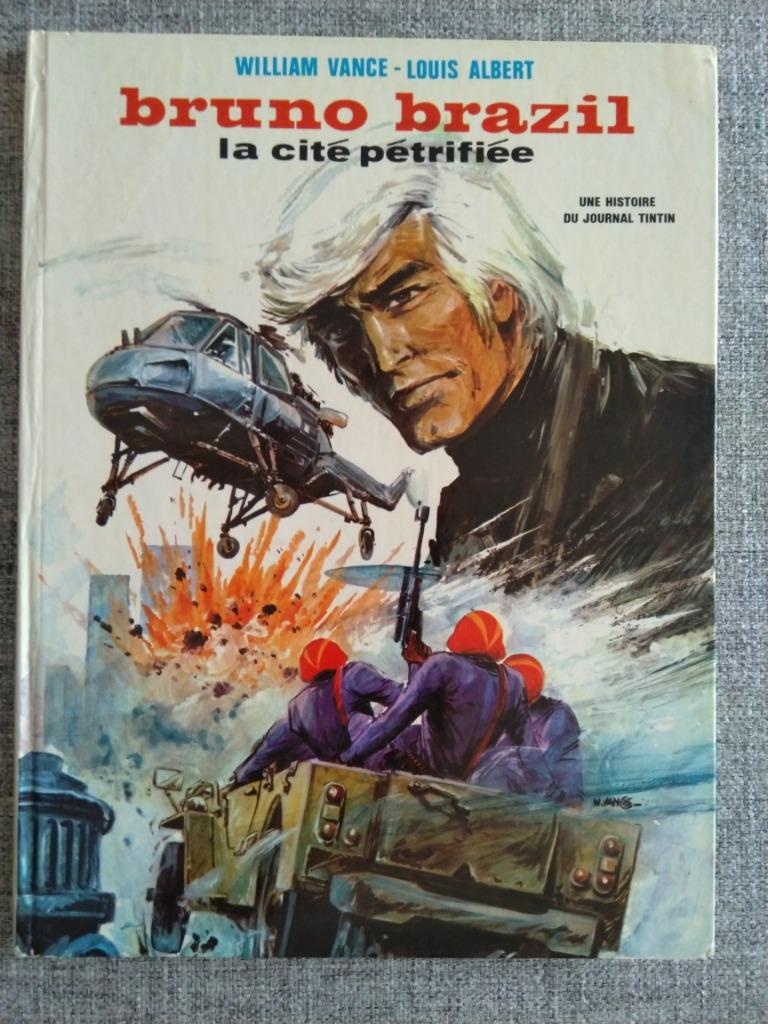 BD Bruno Brazil 4 EO Vance et Albert La cité pétrifiée, Enlèvement ou Envoi, Vance et Albert, Une BD, Utilisé