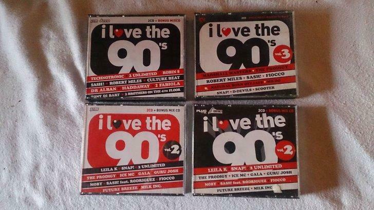 I love the 90's cd's, Ophalen of Verzenden