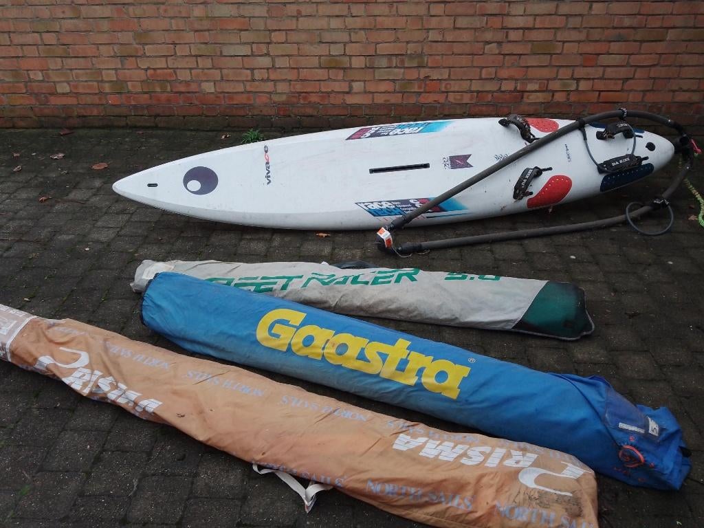 Windsurfmateriaal, Sports nautiques & Bateaux, Planche à voile, Wishbone, Enlèvement, Utilisé, Avec sac de transport