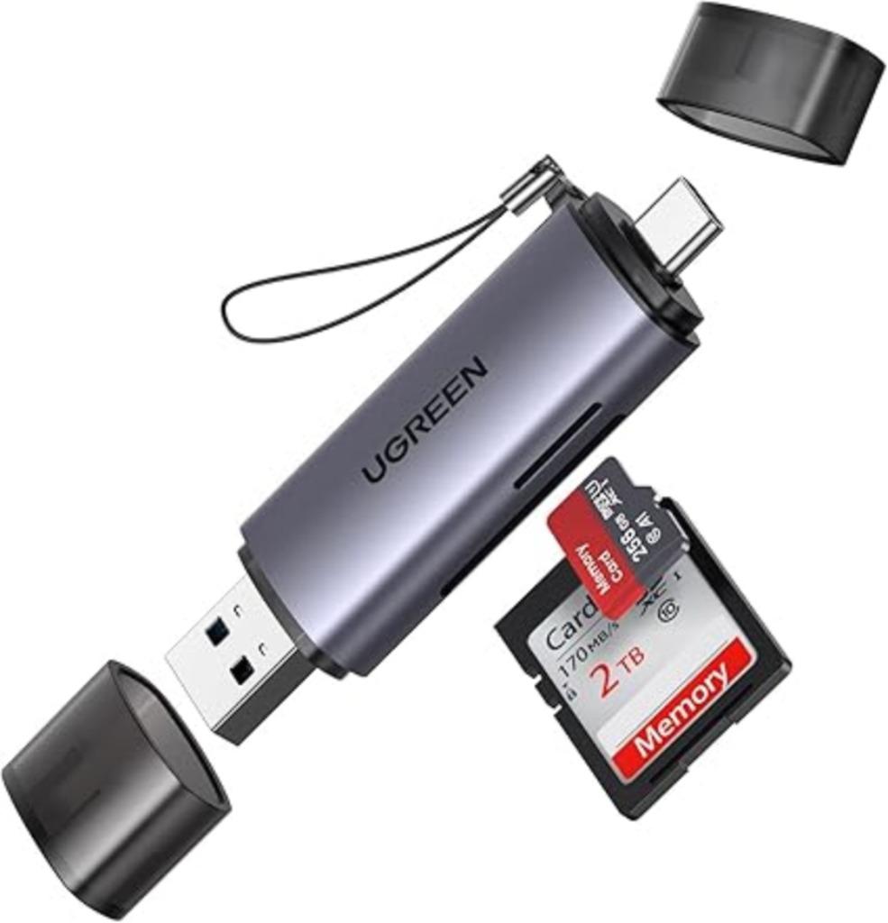 UGREEN USB 3.0 | Kaartlezer | Dual Slot OTG | Nieuw, Computers en Software, Geheugenkaartlezers, Nieuw, Verzenden