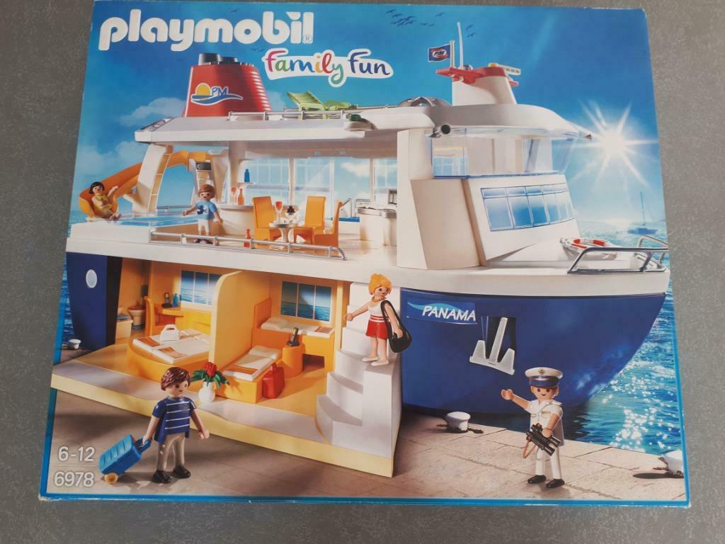 Cruise boot Playmobil,  6978, met doos en handleiding, Kinderen en Baby's, Speelgoed | Playmobil, Ophalen, Zo goed als nieuw, Complete set