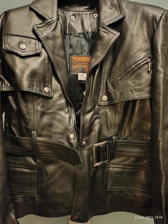 Veste en cuir véritable medium pour femme  Pellessimo Paris., Vêtements | Femmes, Vestes & Costumes, Taille 38/40 (M), Enlèvement ou Envoi