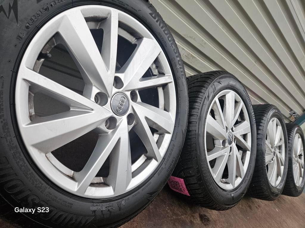 17 inch Audi Q2 Vw Passat Troc Touran velgen winterbanden, Ophalen of Verzenden, Gebruikt, Audi