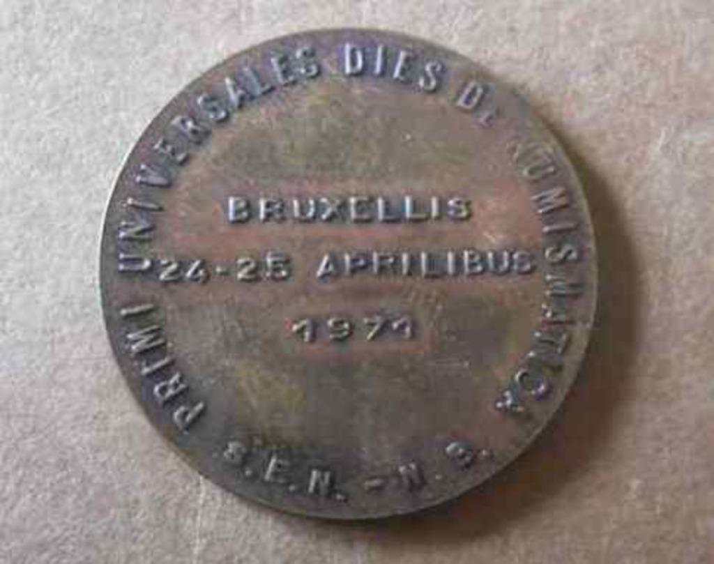 Médaille commémorative congrès numismatique 1971 à Bruxelles, Enlèvement ou Envoi