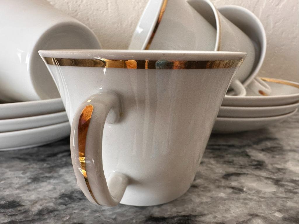 Vaisselle à café, Enlèvement, Utilisé, Autres styles, Porcelaine