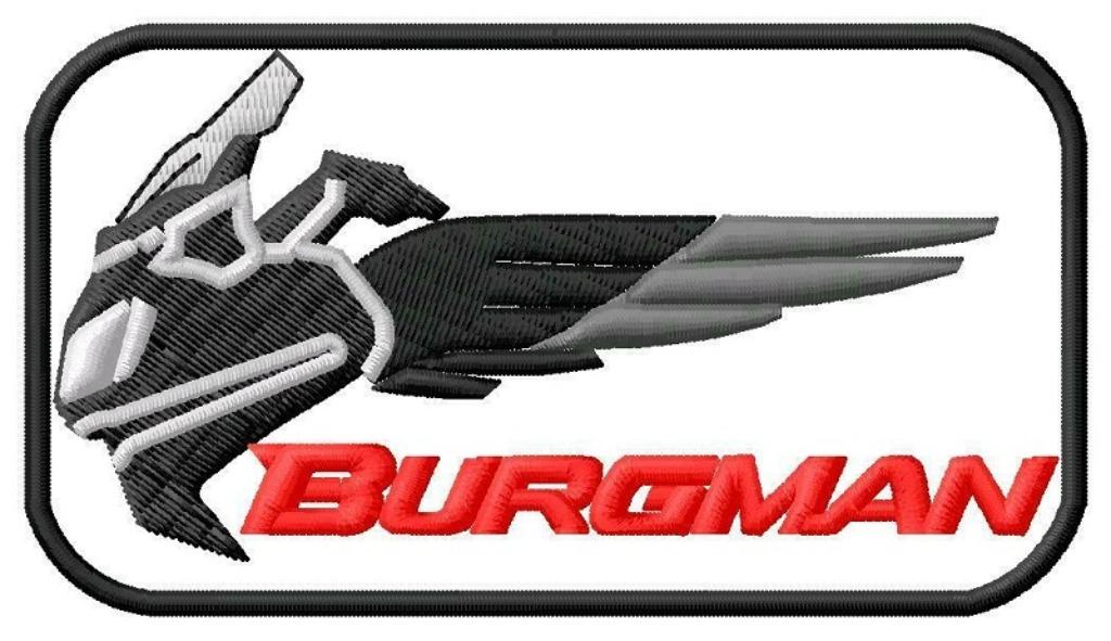Patch Suzuki Burgman scooter - 100 x 55 mm, Motoren, Ophalen of Verzenden, Nieuw