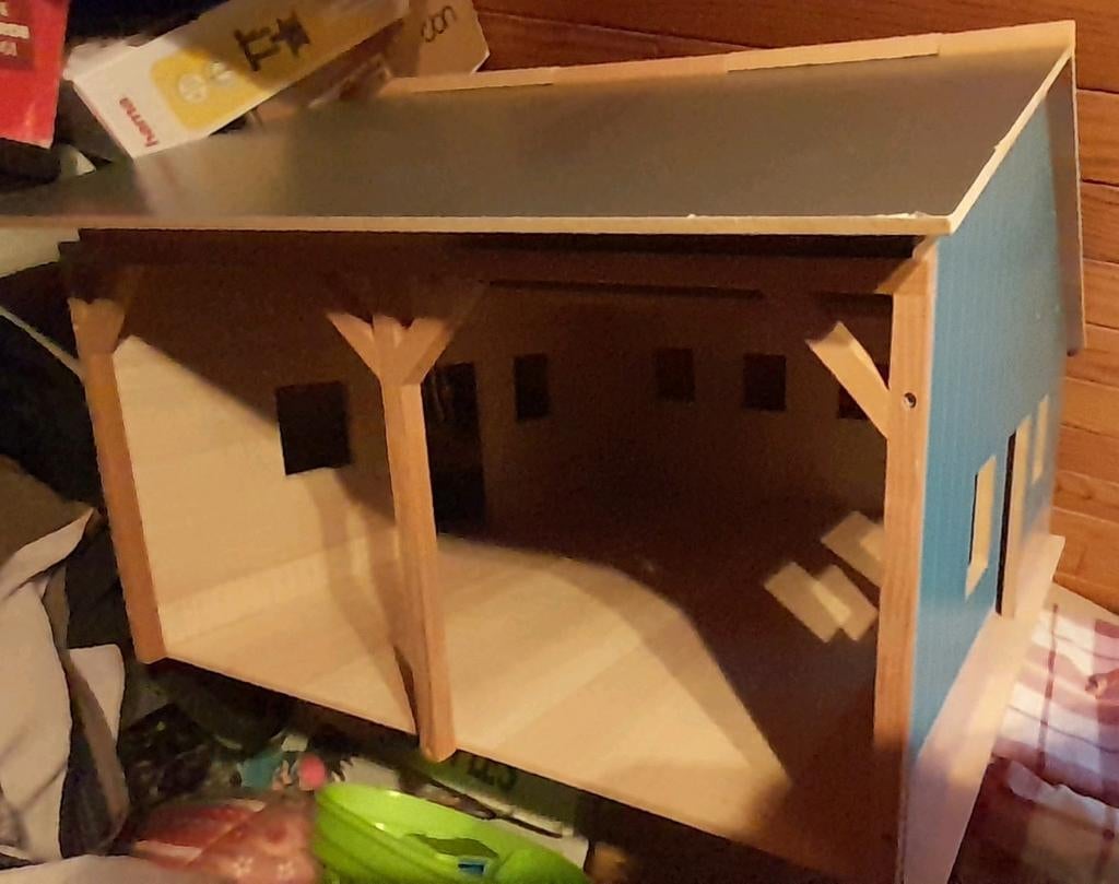 Houten boerderij stal, Kinderen en Baby's, Speelgoed | Houten speelgoed, Ophalen