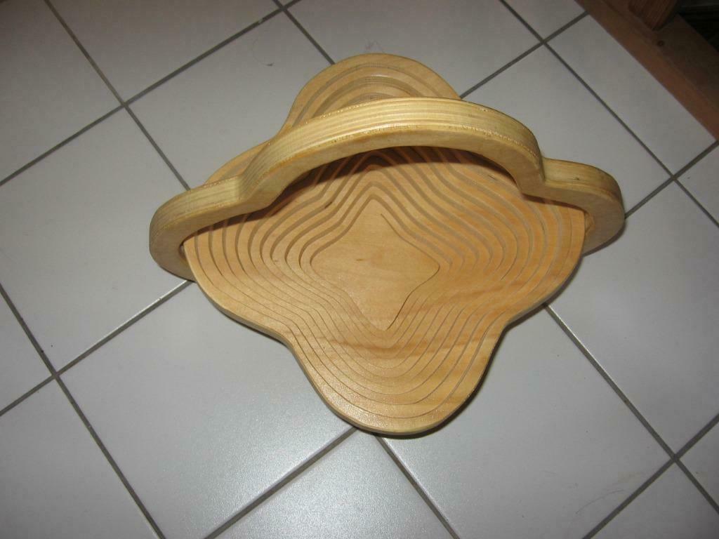 Opvouwbare houten mand voor fruit of andere.... Nieuw in ver, Mand, Nieuw, Ophalen of Verzenden, Overige vormen