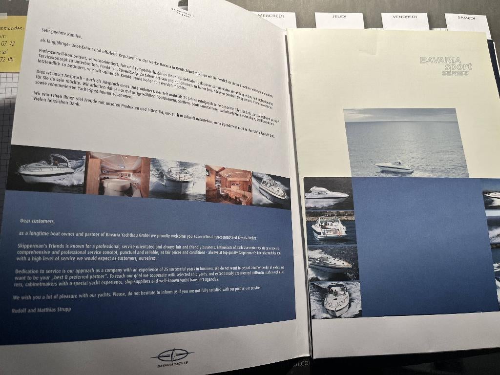 Bavaria bootbrochure, Ophalen of Verzenden, Nieuw