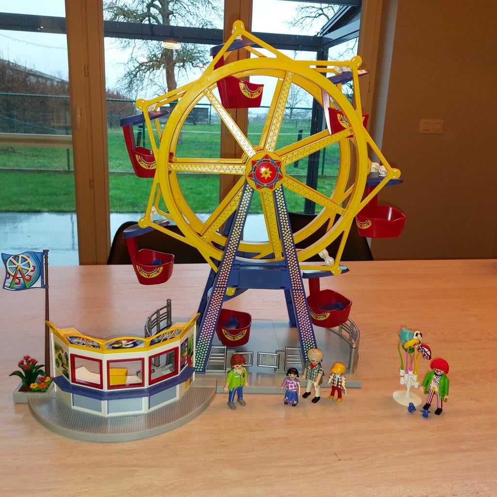 Playmobil Groot Reuzenrad (5552) met ook een clownfiguurtje, Ophalen of Verzenden, Complete set