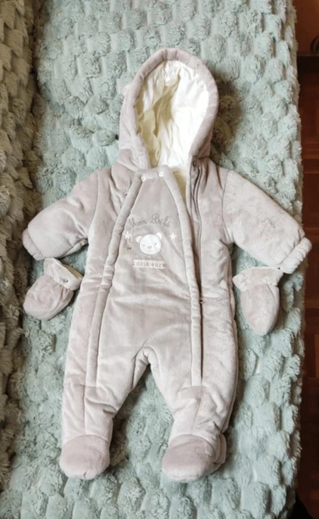 Combinaison bébé 3-6 mois, Enlèvement, Comme neuf, Garçon ou Fille, Manteau