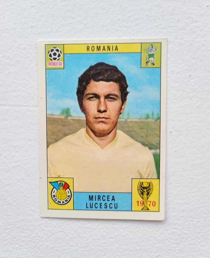 Panini Mexico 70: Romania, Mircea Lucescu. Nooit gekleefd, Ophalen of Verzenden, Zo goed als nieuw