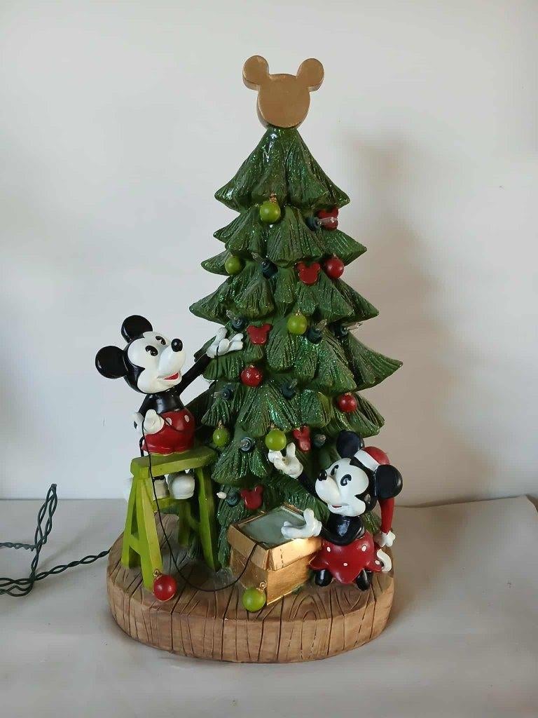 Grand sapin de Noël Lumineux Mickey Disney et Minnie, Collections, Enlèvement ou Envoi, Mickey Mouse, Comme neuf, Statue ou Figurine