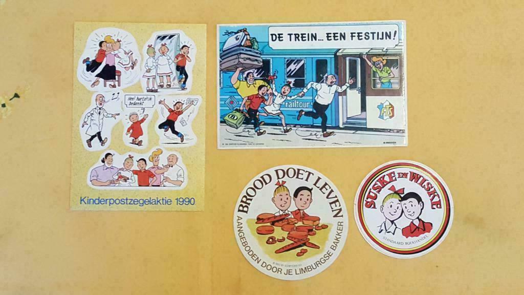 autocollants Bob et Bobette, Collections, Enlèvement ou Envoi, Neuf, Bande dessinée ou Dessin animé